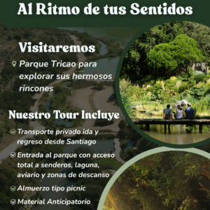 🌿 Al Ritmo de tus Sentidos – Full Day Inclusivo Parque Tricao