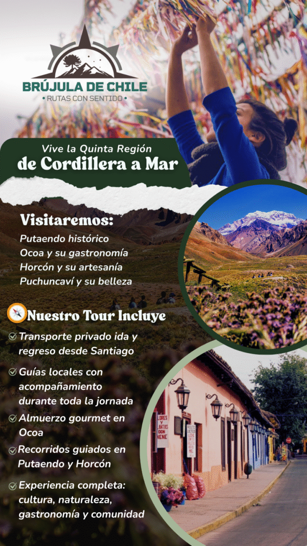 🌄 De Cordillera a Mar: Ruta Full Day por Putaendo y Horcón